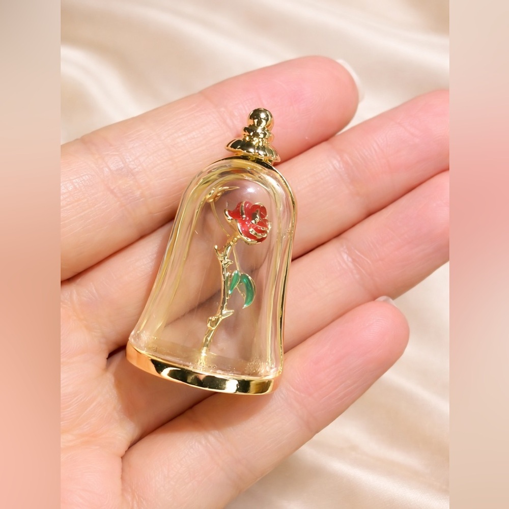 Enchanted Rose Gold Dome Brooch